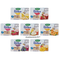 SỮA CHUA BLEDINA VỊ DÂU, TÁO LÊ, TỰ NHIÊN, CHUỐI vỉ 6 hộp * 60gr.