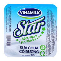 Sữa Chua Có Đường Star Vinamilk lốc 4 hộp x 100g