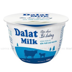 Sữa chua DaLat milk có đường 100g