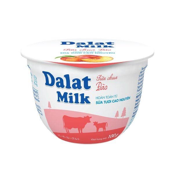 Sữa chua DaLat milk đào 100g