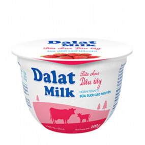 Sữa chua Dalat milk dâu tây - 100g