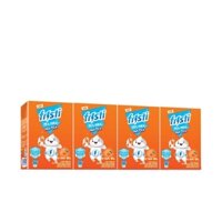 Sữa chua hoa quả, vị cam sữa-Fristi (100ml*4hộp),
