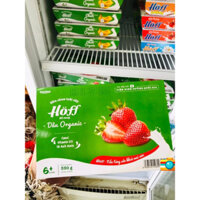 sữa chua hoff oganic vị dâu (4 vỉ 24 hộp)