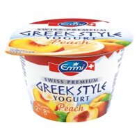Sữa Chua Hy Lạp Đào, Swiss Premium Greek Style Yogurt, Peach, 2% Fat (150g) - EMMI