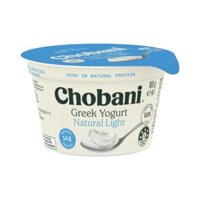 Sữa Chua Hy Lạp Ít Béo, Greek Yogurt, Natural Light (160g) - CHOBANI