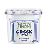 Sữa chua Hy Lạp tươi nguyên chất Greek Style Natural Yogurt 1kg