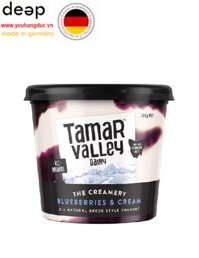 Sữa chua Hy Lạp vị kem việt quất Tamar Valley (700G/Hộp) DEEP41 www.yeuhangduc.vn sẵn sàng cho bạn