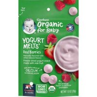 SỮA CHUA KHÔ GERBER ORGANIC CHO BÉ TỪ 8M+ (28G)