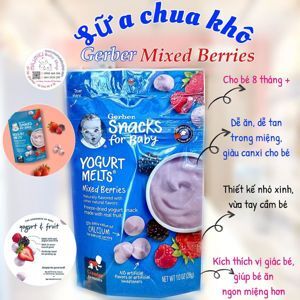 Sữa chua khô Gerber Vị Mixed Berries