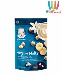 Sữa chua khô Mỹ Gerber Yogurt Melts 28g (Banana Vanilla)