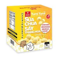 Sữa chua khô sấy thăng hoa vị chuối Yumi Yumi hộp 30g (từ 1 tuổi)