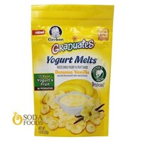 Sữa Chua Khô Yogurt Melts Gerber chuối 28g