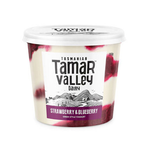 Sữa chua kiểu Hy Lạp Tamar Valley vị kem việt quất 700g
