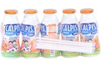 Sữa Chua Lên Men Calpis Vị Cam (80ml/Chai)