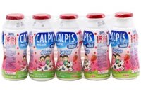 Sữa Chua Lên Men Calpis Vị Dâu (80ml/Chai)