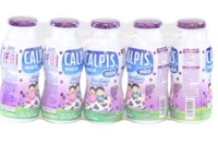 Sữa Chua Lên Men Calpis Vị Nho (80ml/Chai)