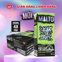 Sữa chua lên men tự nhiên MALTO Shake It Off hương chanh tuyết thùng 48 hộp x 180ml