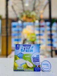 Sữa chua Nestle P'tit Brasse - Lê - 6th (4x90g)