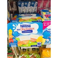 Sữa Chua Nestle Ptit Onctueux Croissance dành cho trẻ 10 tháng 6*60Gam Pháp