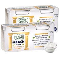 Sữa chua nguyên chất Hy Lạp vị mật ong Greek Farmers Union 2*140 g (I0004241)