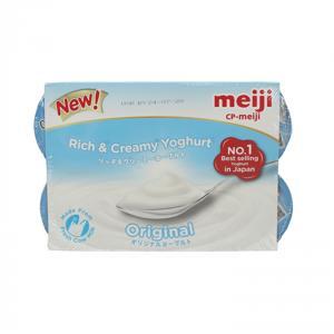Sữa chua nguyên chất Meiji 90g x 4 hộp
