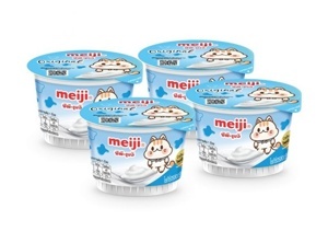 Sữa chua nguyên chất Meiji 90g x 4 hộp