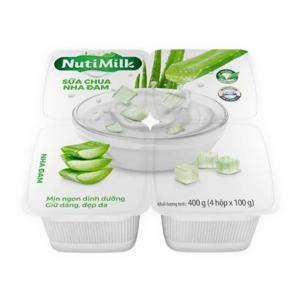 Sữa chua Nuti nha đam 100g lốc 4