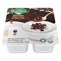 SỮA CHUA NUTI TRÂN CHÂU ĐƯỜNG ĐEN 100G