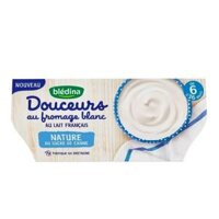 Sữa chua phô mai Bledina vị tự nhiên lốc 4 hộp 100gr