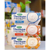 Sữa Chua Phô Mai Bledina Douceurs Của Pháp Cho Bé 6m+ vỉ 4 hũ