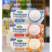 Sữa chua phô mai kem sữa Bledina Douceurs Pháp thơm ngon bổ dưỡng đủ vị cho bé