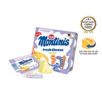 Sữa chua phô mai tươi Monte Montinis Đức vị nguyên bản - Vỉ 4 hộp x 55gr - Từ 1y