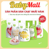 Sữa chua sấy lạnh Mămmy 5 vị: Tổ yến, Táo, Dâu, Chuối và Nguyên bảncho bé từ 6 tháng tuổi (Túi 20g)