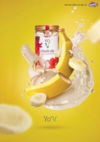 Sữa chua sấy YoV VINAMIT CHUỐI 90g Lon