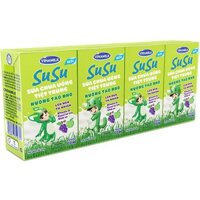 Sữa Chua Susu 110ml - 12 Lốc × 4 Hộp/Lốc (3 Vị Cam, Dâu, Táo) date 1.2020