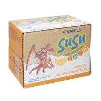 Sữa chua Susu chai vị cam, 80ml, thùng 48 chai