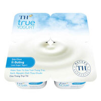 Sữa chua TH true Yogurt ít đường 100g (vỉ 4 hộp)