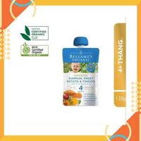 Sữa chua túi Bellamy Organic Úc vị táo, chuối, Pearl