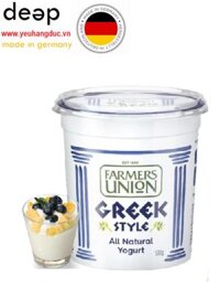 Sữa chua tươi nguyên chất Greek Farmers Union (Hộp 500G) DEEP41 www.yeuhangduc.vn sẵn sàng cho bạn