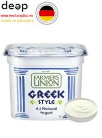 Sữa chua tươi nguyên chất Greek Farmers Union (Hộp 1Kg) DEEP41 www.yeuhangduc.vn sẵn sàng cho bạn