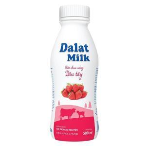 Sữa chua uống Dalat milk dâu tây - 500ml
