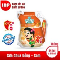 Sữa Chua Uống Kun Túi Cam Thùng 24 Túi x 110ml