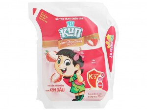 Sữa chua uống LiF Kun hương kem dâu túi 110ml