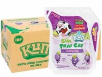 Sữa chua uống LIF KUN vị nho bịch 110ml thùng 24