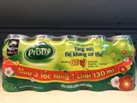 Sữa chua uống men sống có đường Probi Vinamilk lốc 5 chai x 65ml