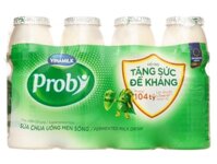 Sữa chua uống men sống có đường Probi 130ml - Lốc 4 Chai