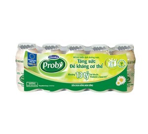 Sữa chua uống men sống Probi Vinamilk lốc 5 chai x 65ml