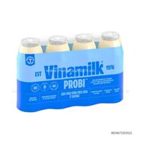 Sữa Chua Uống Men Sống Probi Vinamilk Ít Đường 130ML * 4 Chai
