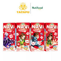 Sữa Chua Uống Nutimilk Nuvi Hương Dâu Lốc 4 Hộp 180ml