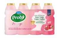Sữa Chua Uống Probi Happi ít đường vị Lựu Đỏ 130ml